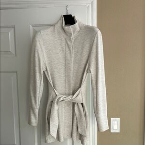 Varley Cream Belted Jacket